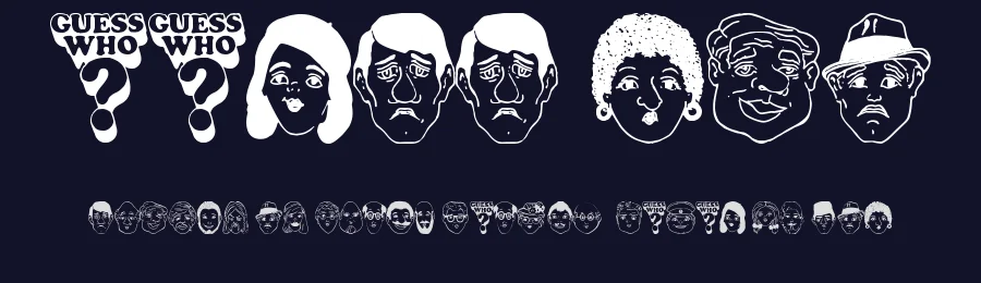Guess Who by xstreamed.tv — Dingbats Font — thumbnail 2