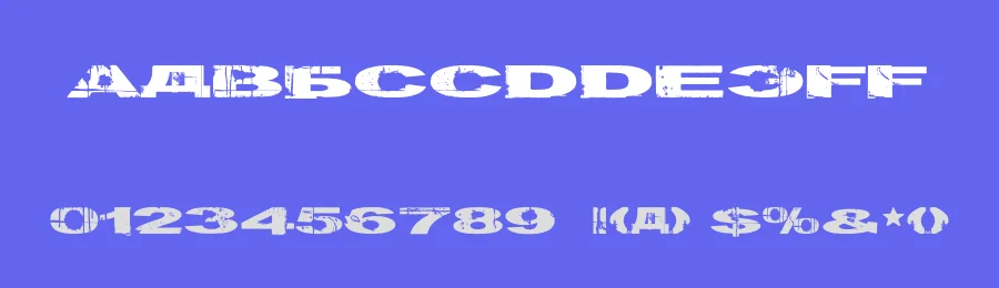 Gulag Decay by Samyuli — Decorative Font — thumbnail 3