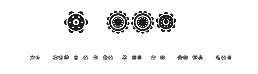 Gullar by Vladimir Nikolic — Dingbats Font