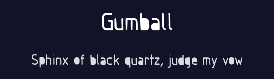 Gumball by Ana — Decorative Font — thumbnail 2