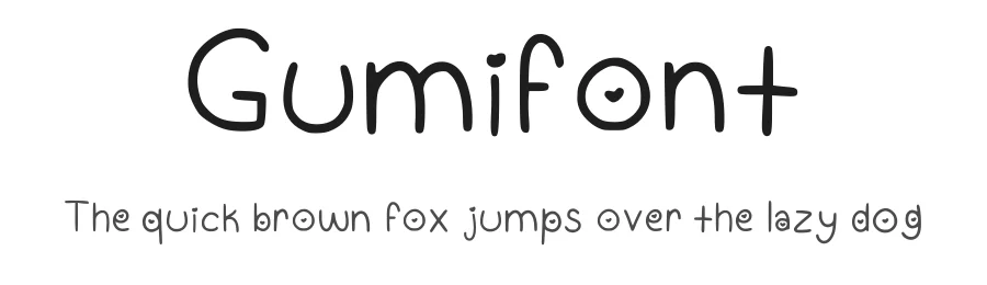 Gumifont