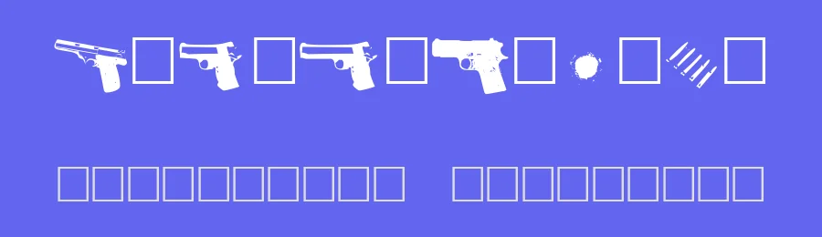 Gunbats by SnatchSoft — Dingbats Font — thumbnail 3