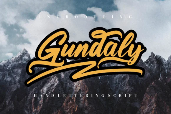 Gundaly Font by integritypestudio — Script Handwritten Font