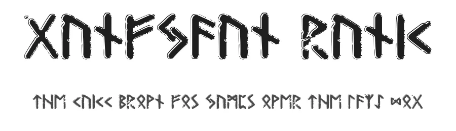 Gunfjaun Runic by Samyuli — Dingbats Font