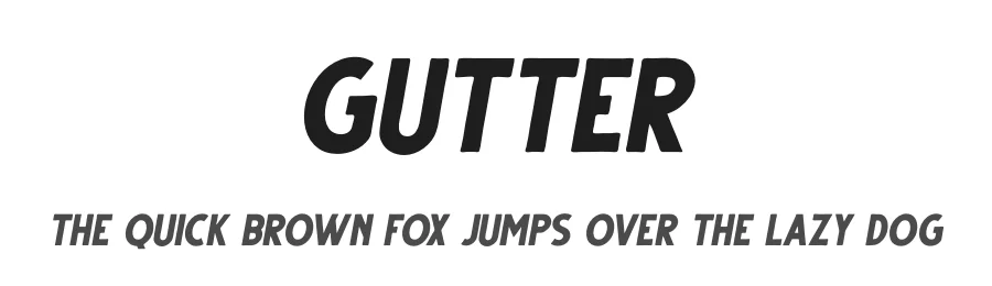 Gutter
