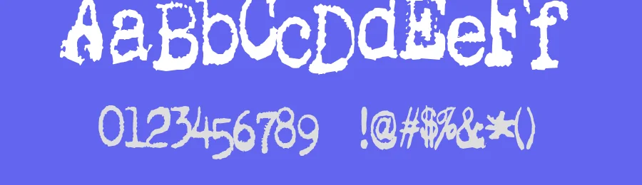 Gutter Vomit by Royaltech — Decorative Font — thumbnail 3