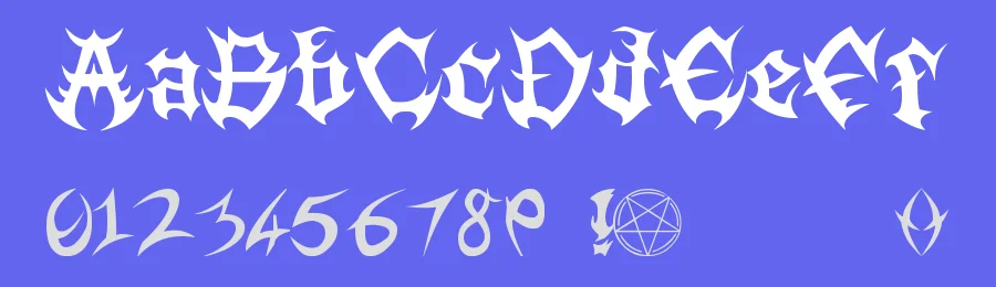 Guttural by James Stone — Blackletter Font — thumbnail 3