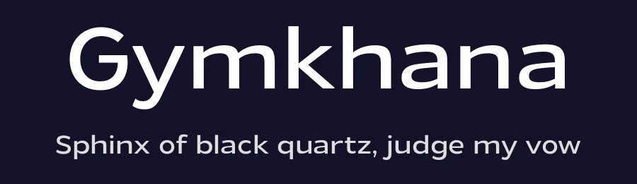 Gymkhana by Typodermic Fonts — Sans Serif Font — thumbnail 2