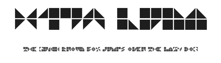 H19A Luna by Ryo Higashi — Display Font