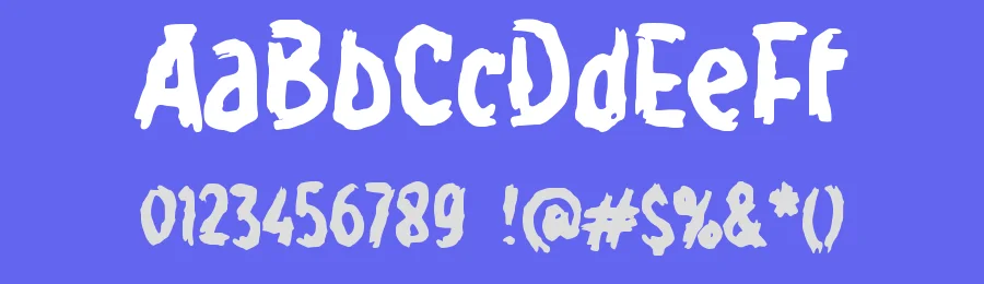 h Hidan by wepfont.com — Decorative Font — thumbnail 3