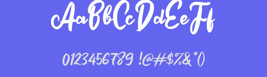 h Hilaria by wepfont.com — Script Handwritten Font — thumbnail 3