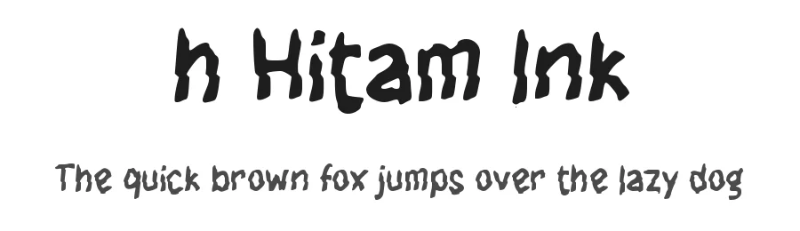 h Hitam Ink