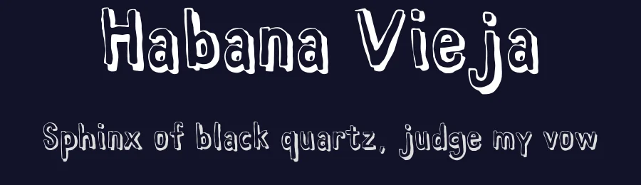 Habana Vieja by Letters + Numbers — Decorative Font — thumbnail 2