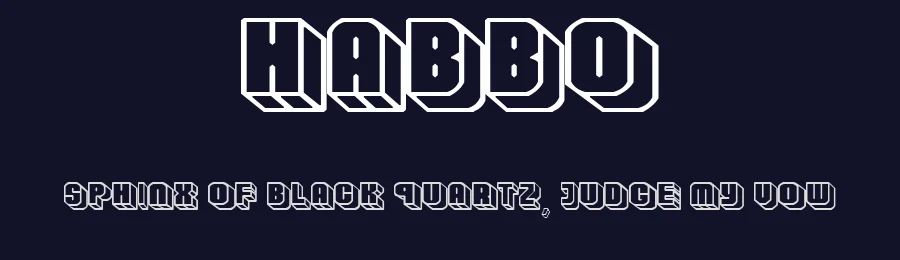 Habbo by Juanplav — Display Font — thumbnail 2