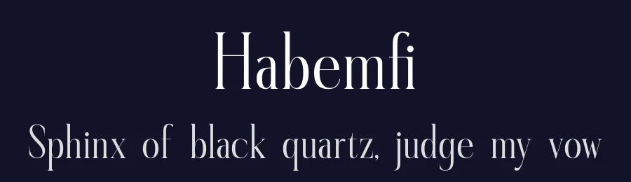 Habemfi by Storytype Studio — Serif Font — thumbnail 2