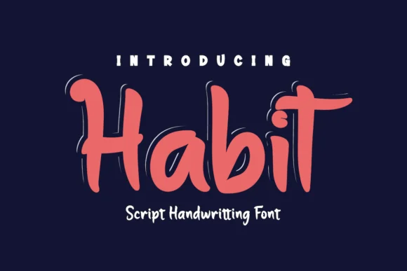 Habit Font by Productype — Script Handwritten Font