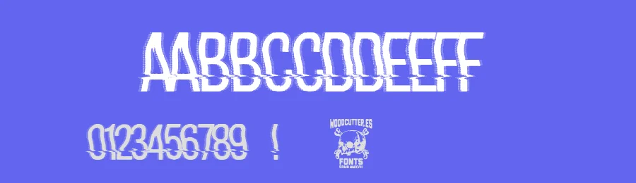 Hackerchaos by Woodcutter — Decorative Font — thumbnail 3