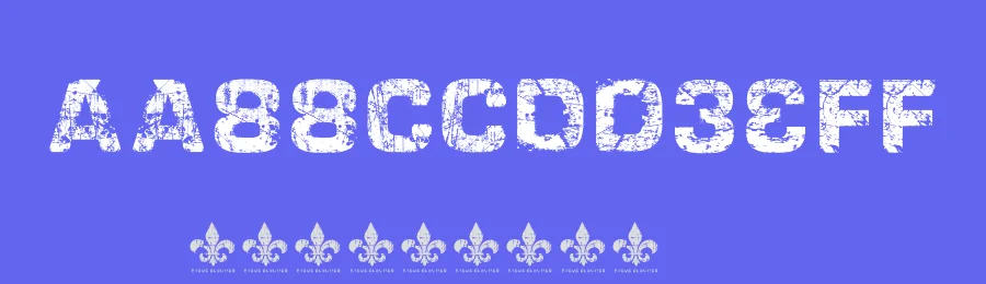 Hacking Trashed by Cloutierfontes — Decorative Font — thumbnail 3