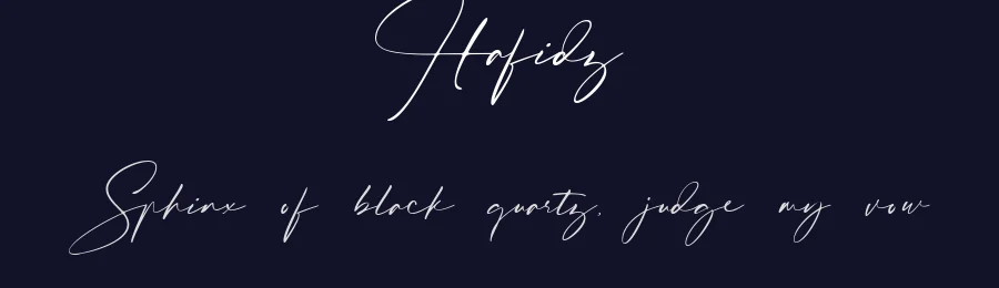 Hafidz by Redy Studio — Script Handwritten Font — thumbnail 2