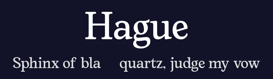 Hague by Lukman Arief — Serif Font — thumbnail 2