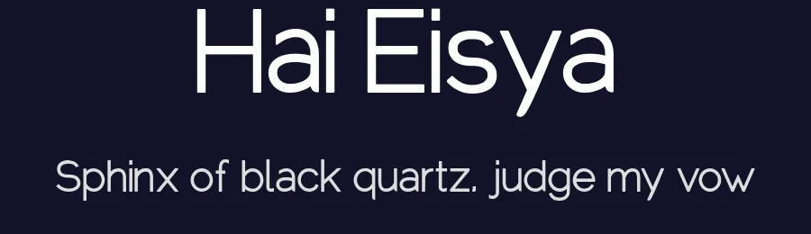 Hai Eisya by PutraCetol Studio — Sans Serif Font — thumbnail 2
