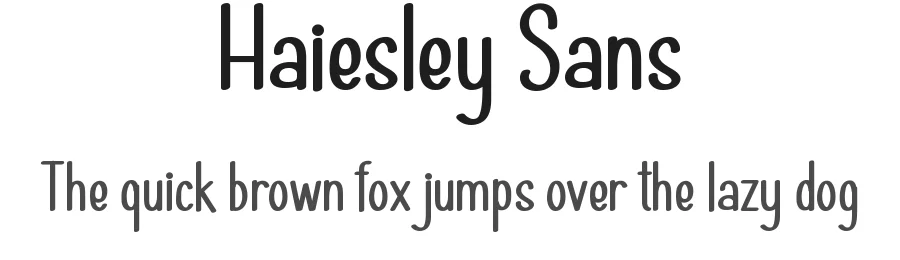 Haiesley Sans