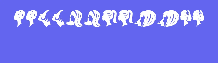 Haircut by Vladimir Nikolic — Dingbats Font — thumbnail 3