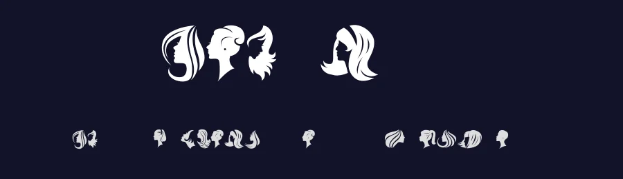 Haircut by Vladimir Nikolic — Dingbats Font — thumbnail 2