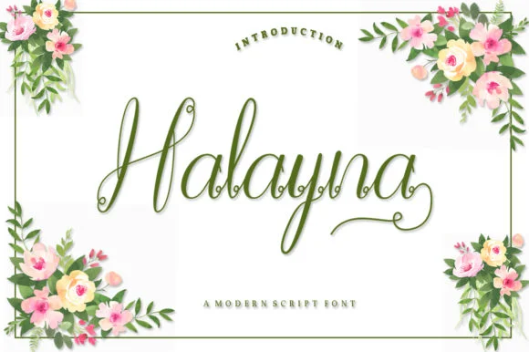 Halayna Font by IM Studio β Script Handwritten Font