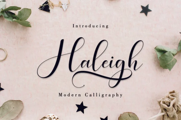 Haleigh Script Font by Amarlettering — Script Handwritten Font