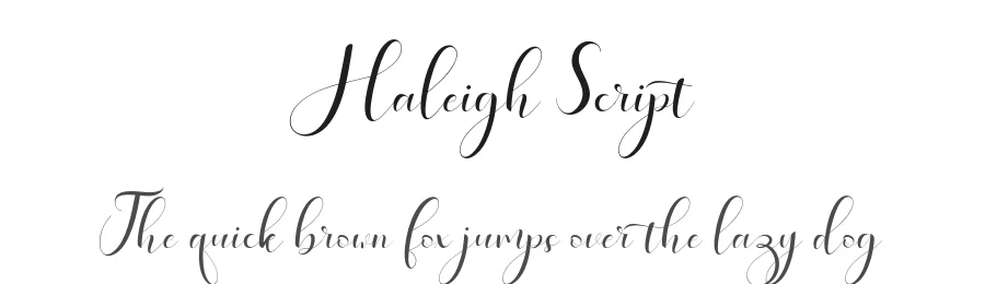 Haleigh Script