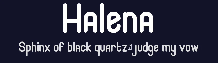 Halena by Alif Ryan Zulfikar — Sans Serif Font — thumbnail 2