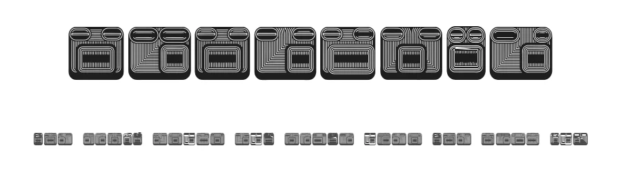 Halfwits by Vladimir Nikolic — Dingbats Font