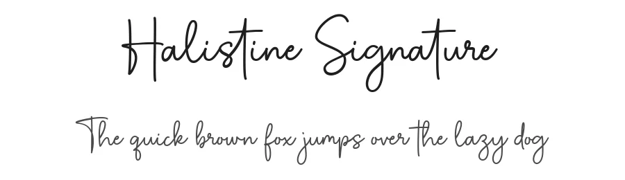 Halistine Signature