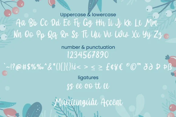 Hallo White Font by attypestudio — Script Handwritten Font — thumbnail 6