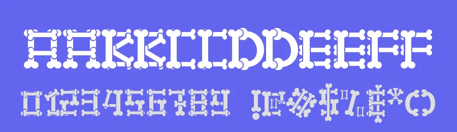 Hallo Skull by Letterara — Decorative Font — thumbnail 3