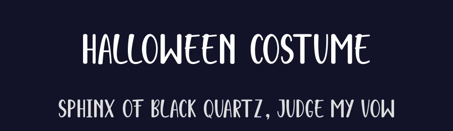 Halloween Costume by Wahyu Studio — Decorative Font — thumbnail 2