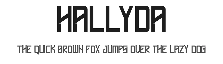 Hallyda by Luthypia β Blackletter Font