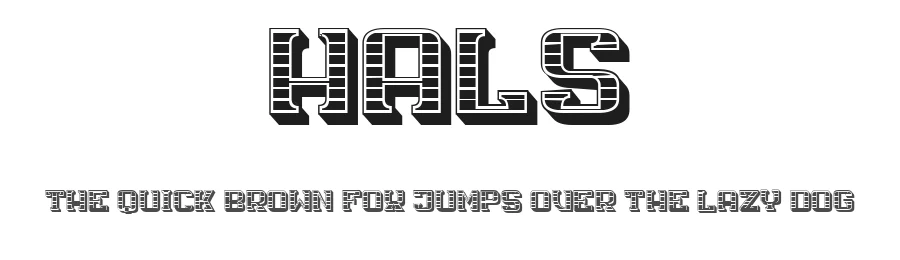 Hals by Vladimir Nikolic — Decorative Font