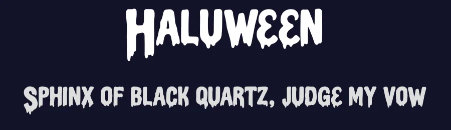 Haluween by Nur Miftah — Decorative Font — thumbnail 2