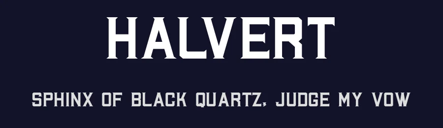 Halvert by Din Studio — Serif Font — thumbnail 2