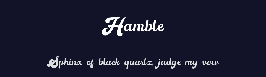 Hamble by YonType Studio — Decorative Font — thumbnail 2