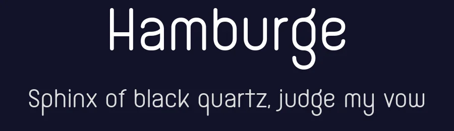 Hamburge by Namara Creative — Sans Serif Font — thumbnail 2