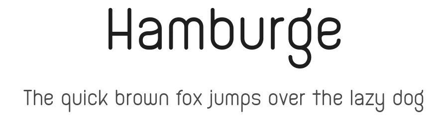 Hamburge by Namara Creative — Sans Serif Font
