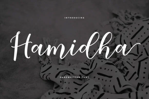 Hamidha Font by gatype — Script Handwritten Font