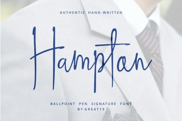 Hampton Font by great19 — Script Handwritten Font