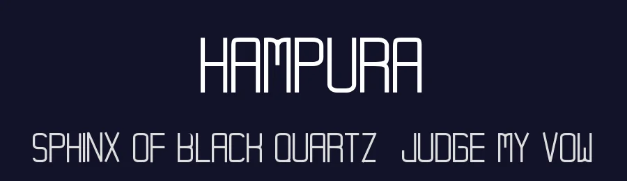 Hampura by Ciusan — Sans Serif Font — thumbnail 2