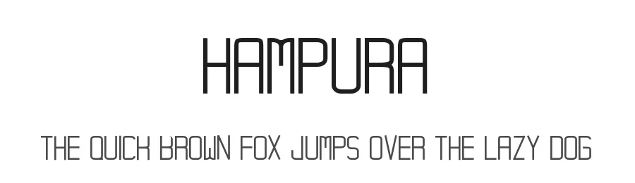 Hampura by Ciusan β Sans Serif Font