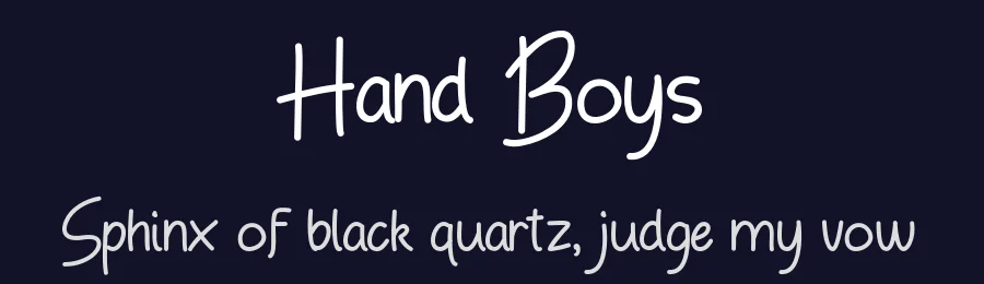 Hand Boys by Adefa Studio — Script Handwritten Font — thumbnail 2