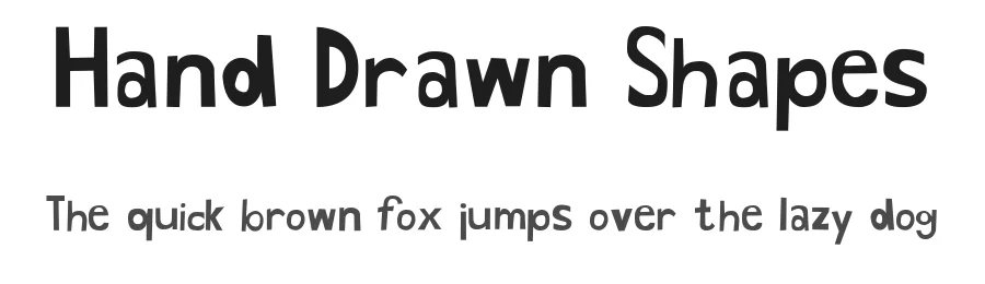 Hand Drawn Shapes